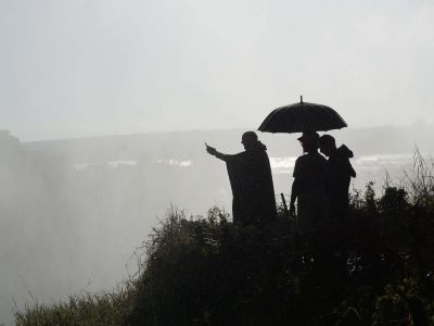 Betty
Sous la pluie des chutes Victoria
